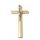 Kríž drevený s lištou – prírodný 16 cm