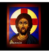 Ikona Kristus (modrý)