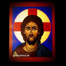 Ikona Kristus (modrý)