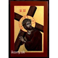 Ikona Kristus nesúci kríž 2K