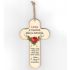 Drevený krížik - Láska je trpezlivá…