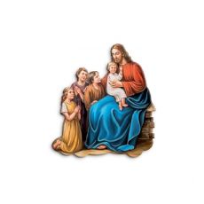 Magnetka 3D - Pán Ježiš s deťmi