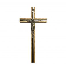 Kríž drevený s lištou - prírodný 26cm